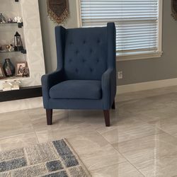 Navy Blue Accent Chair