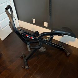 POWER RIDER TOTAL BODY FITNESS EXERCISE MACHINE BY GUTHY-RENKER