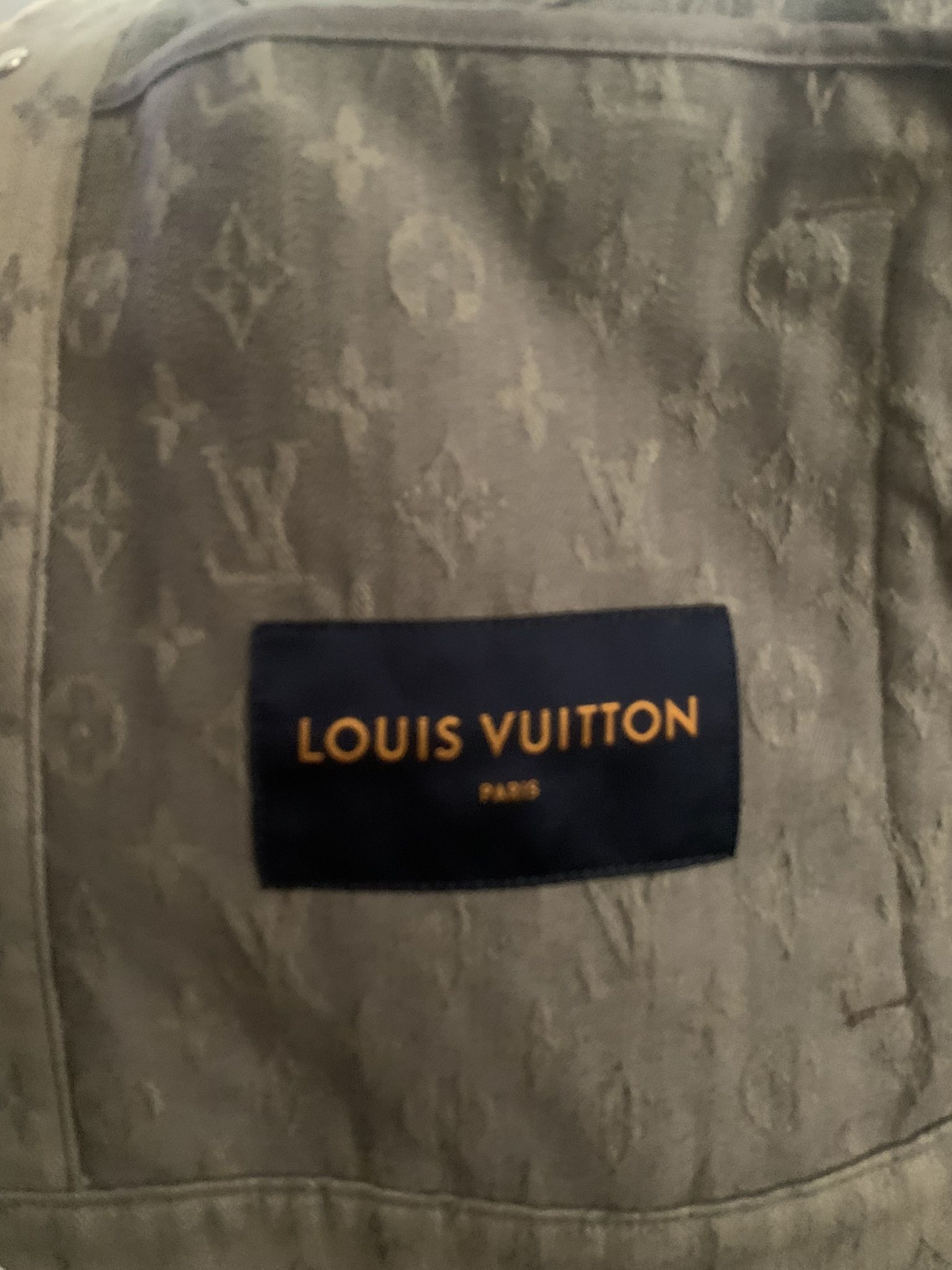 Louis Vuitton x Virgil Abloh Mens US XXL/ EU 58 Monogram Denim Jacket for  Sale in Pontiac, MI - OfferUp