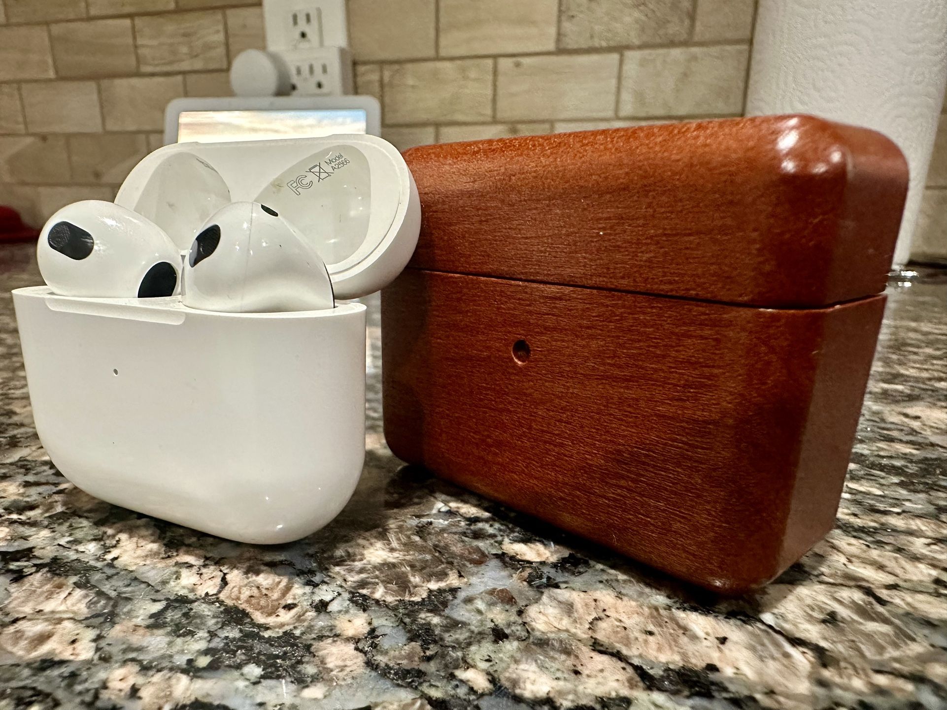 Genuine Airpods 2 With Wooden Case