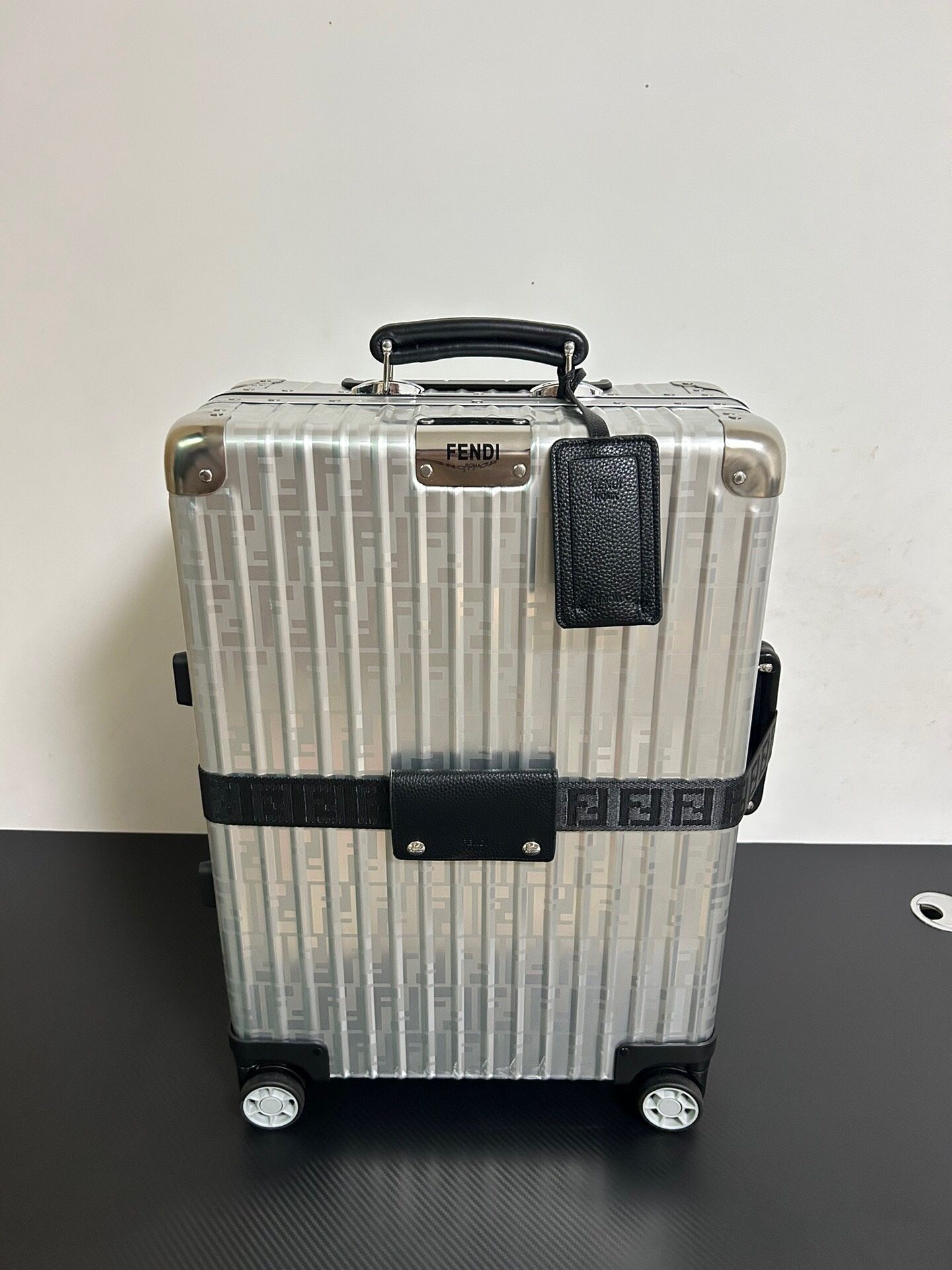 Designer brand suitcase luggage