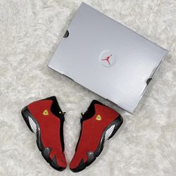 Jordan 14 “Ferrari”. Size 13. Brand New.