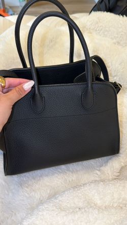 The Row Soft Margaux 10 Bag in Black