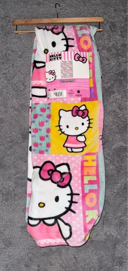 Hello Kitty Spring Patchwork Silk Touch Throw Blanket 50" x 70"