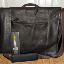 Solo Leather Messenger Bag