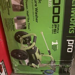 3000 Psi Greenworks Pressure Washer 
