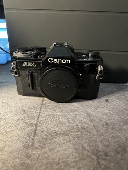 Vintage Canon AE1 35mm Film Camera with Power Winder A