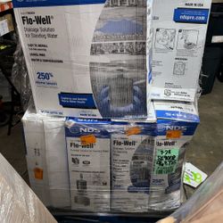 NDS 24 in. x 24 in. x 29 in. 50 Gal. Plastic Flo-Well Stormwater Dry Well System Catch Basin Kit, 3 Side Panels and 1 Cover