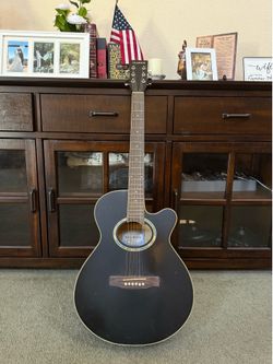 Hua Wind Acoustic Guitar (Black)
