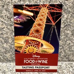 Disneyland Food And Wine Festival Tasting Passport | Disney California Adventure