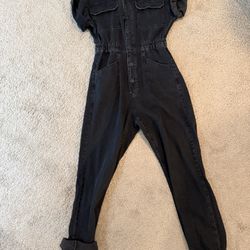 Free People Jean Jumpsuit XS