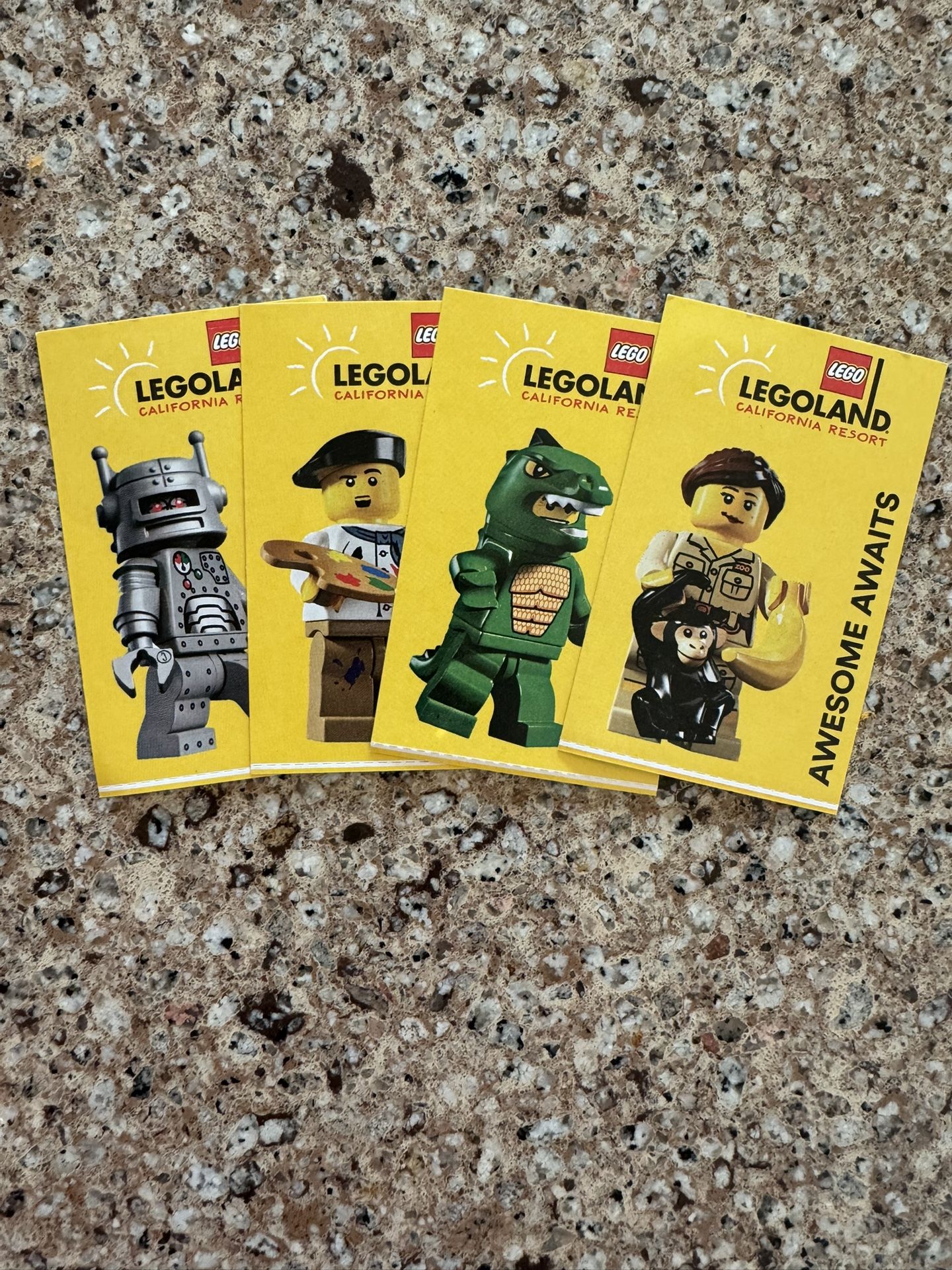Lego Land 1 Day Ticket (4 Total) - $250 for all 4 Tickets