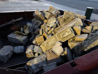 Free Old Broken Cinder Block Pieces