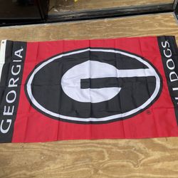 Ga Bull Dogs Flags