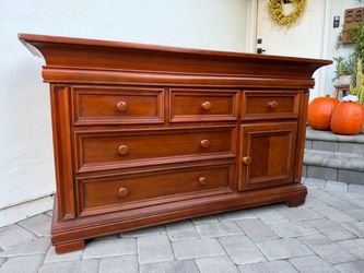 Solid wood dresser