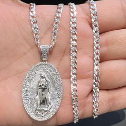 Virgin Mary Pendant Chain 