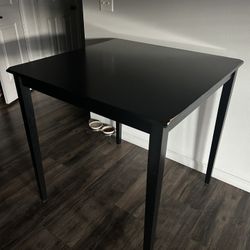 Black Bar Height Table 