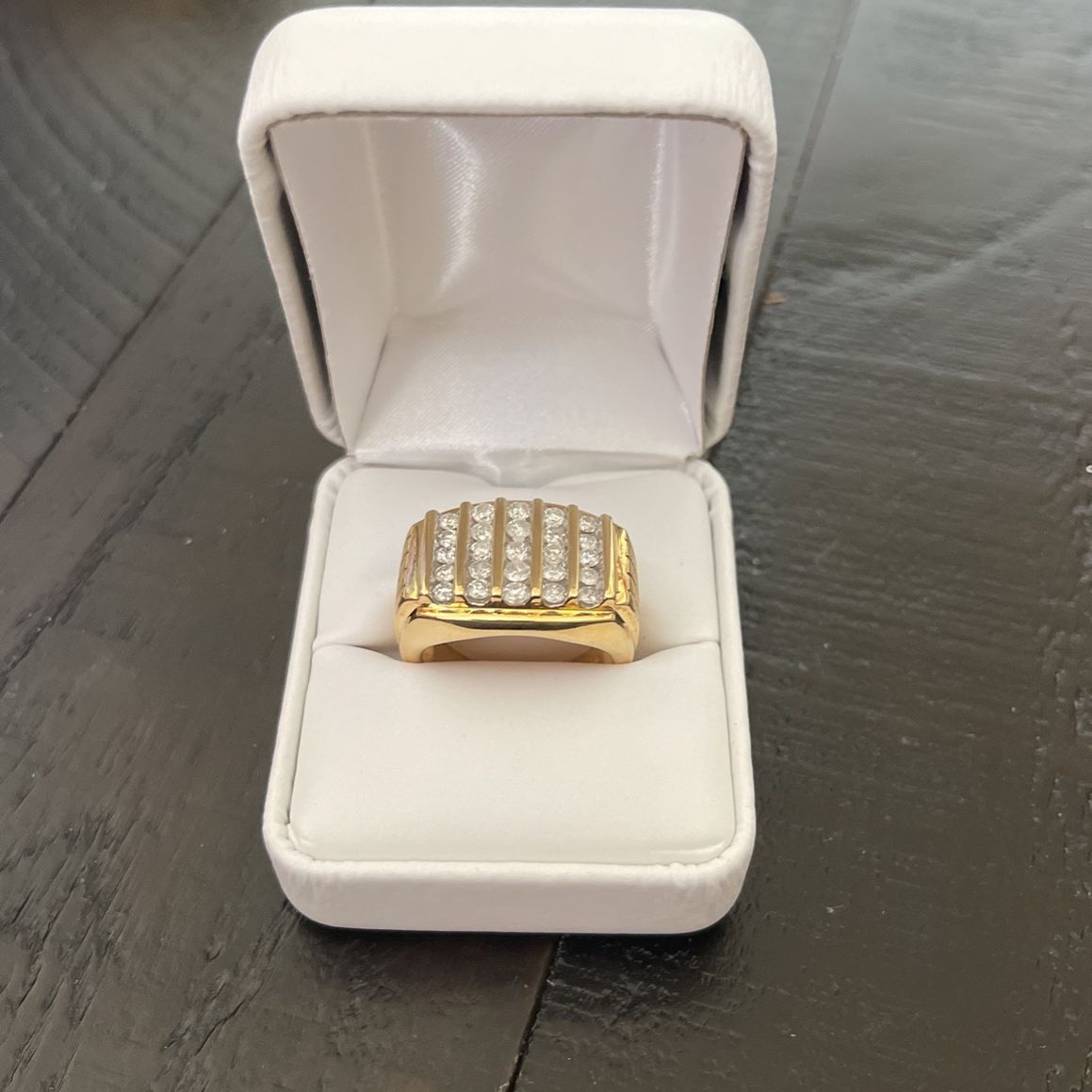 Men’s 1.50 ct Row Channel Set Diamond Ring