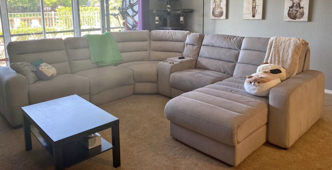 Electric Recliner Sectional Couch