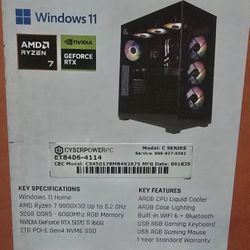 Pc Cyberpower Ryzer 7 32Gb 2Tb RTX 5070 Ti 12Gb