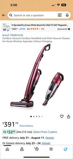 2 in 1 cordless vacuum