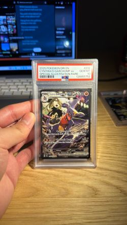 2025 Pokemon DRI EN Cynthia’s Garchomp ex 232/182 PSA 10 co