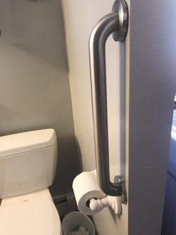 Assistant bathroom bar