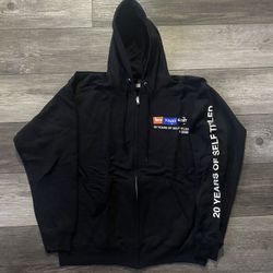 Men’s New Found Glory Zip Hoodie L 20th Year Anniversary Self Titled Album