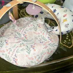 Baby Play Gym And Breastfeeding Pillow