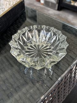 Vintage Mikasa Crystal Bowl 1960s - Candy / Nut Dish 
