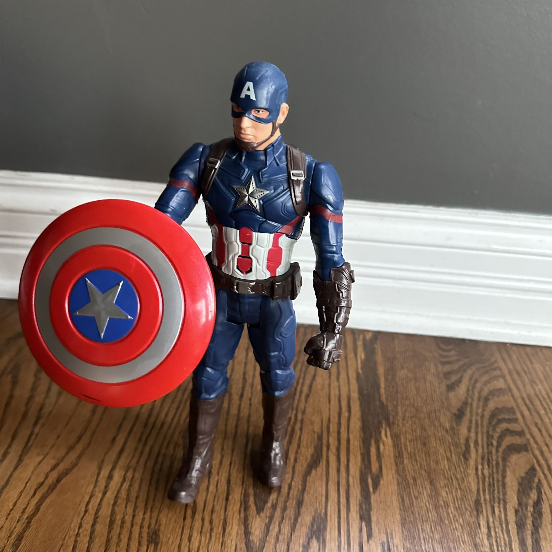 Marvel Avengers Captain America Toy Action Figure with Sound