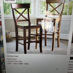 POTTERY BARN COUNTER STOOLS