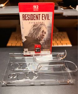 Resident Evil- Requiem + Switch 2 Clear Case