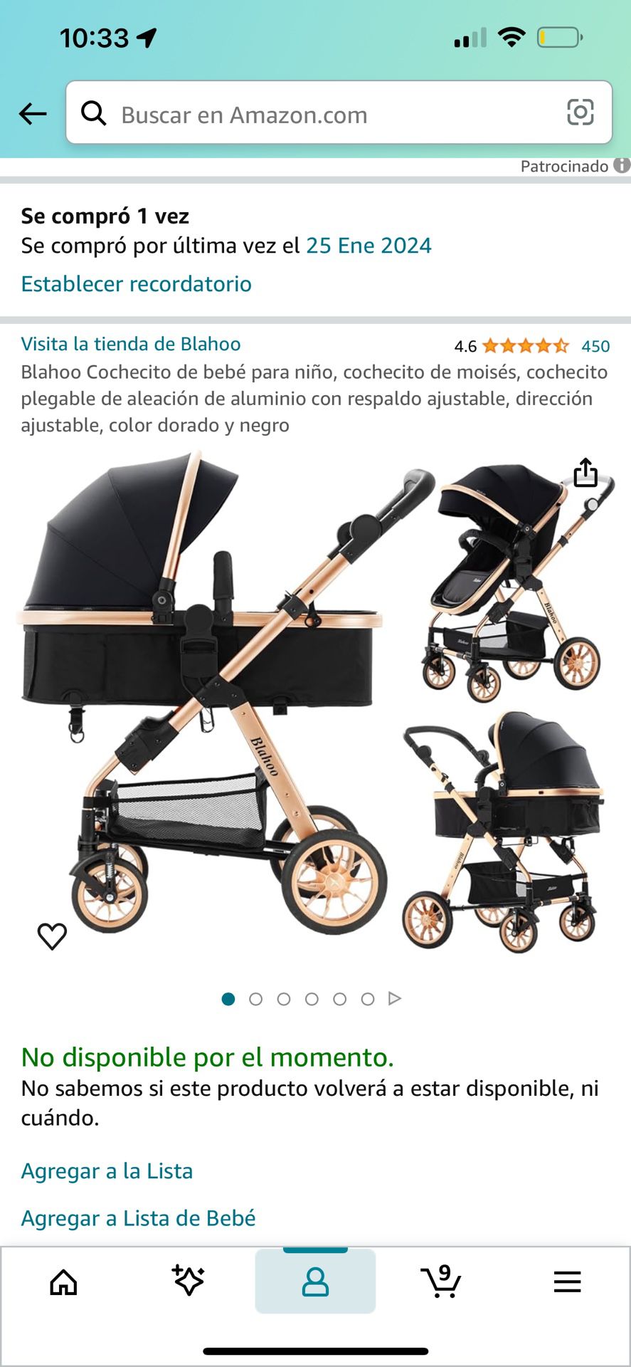 Blahoo baby stroller 