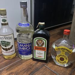 Vintage Liquor Bottles 