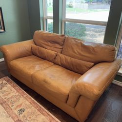 Natuzzi Italian Leather Couch