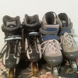 2 Pair of Womans Rollerblade Skates Both Size 7  Both For $20.00