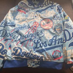 Dodgers Royal Bomber Jacket