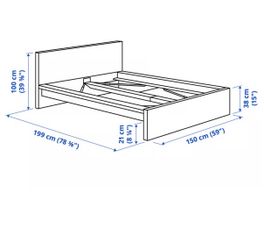 Mus go by Monday - IKEA MALM Full Bed + 10” Best Choice Mattress - $200