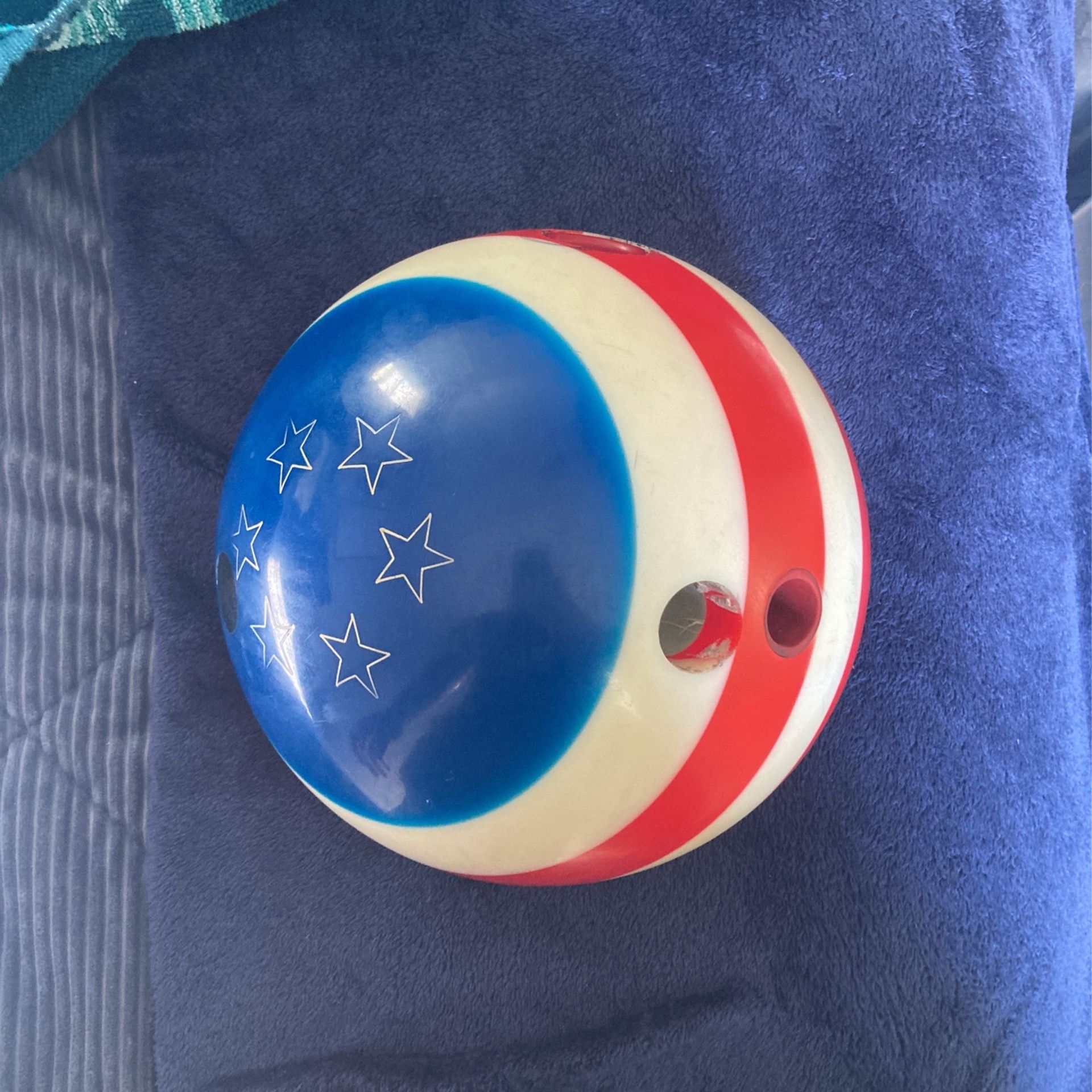 Ebonite American Flag Bowling Ball 13lbs
