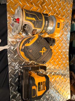 20v DeWalt laser, router and sander 150$