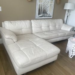 White Sofa For Sale! Used No Tears