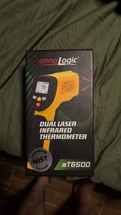 ennoLogic eT650D Dual Laser Infrared Thermometer