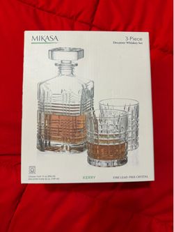 Mikasa Decanter Whiskey Set