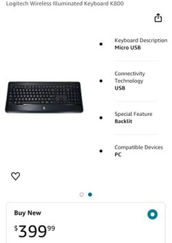 Logitech K800 Keyboard 