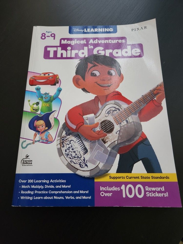 Disney Learning Book 3rd Grade Level