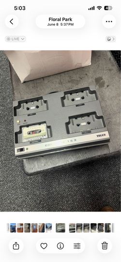 Cassette. Duplicator.   Telex.    1-3.   Copies.