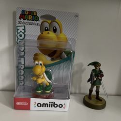 Nintendo Switch Amiibos Koopa Troopa And Zelda 