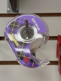 Purple Gift Wrap Scotch Tape & Green Magic Tape 