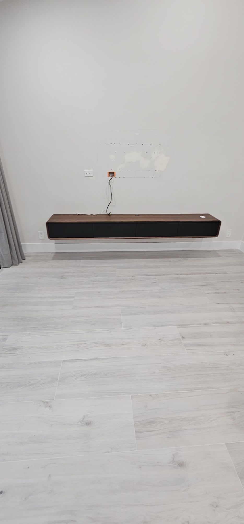 Modern Floating Media Console – Wall Mounted TV Stand